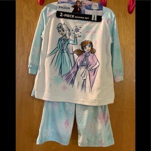 👶🏼Disney Frozen Girls pajamas 2 piece set NWT